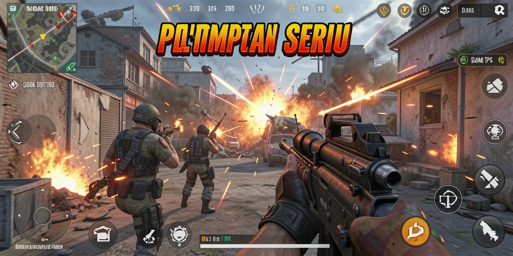 Screenshot DKK menampilkan aksi pertempuran yang mendebarkan dalam game TPS.