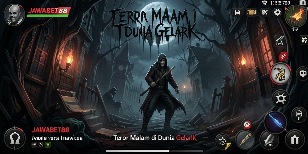 Menampilkan gameplay menegangkan dan makhluk menyeramkan dari JAWABET88.