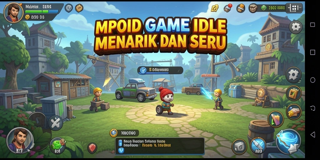 Tampilan gameplay MPOID yang menarik dengan karakter unik.