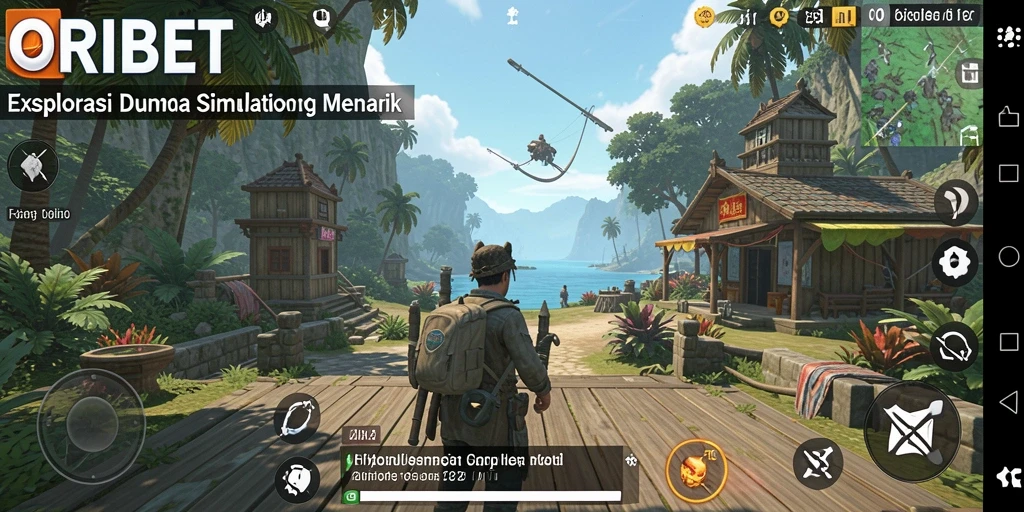 Screenshot gameplay ORIBET yang menampilkan interaksi dan eksplorasi yang menarik.