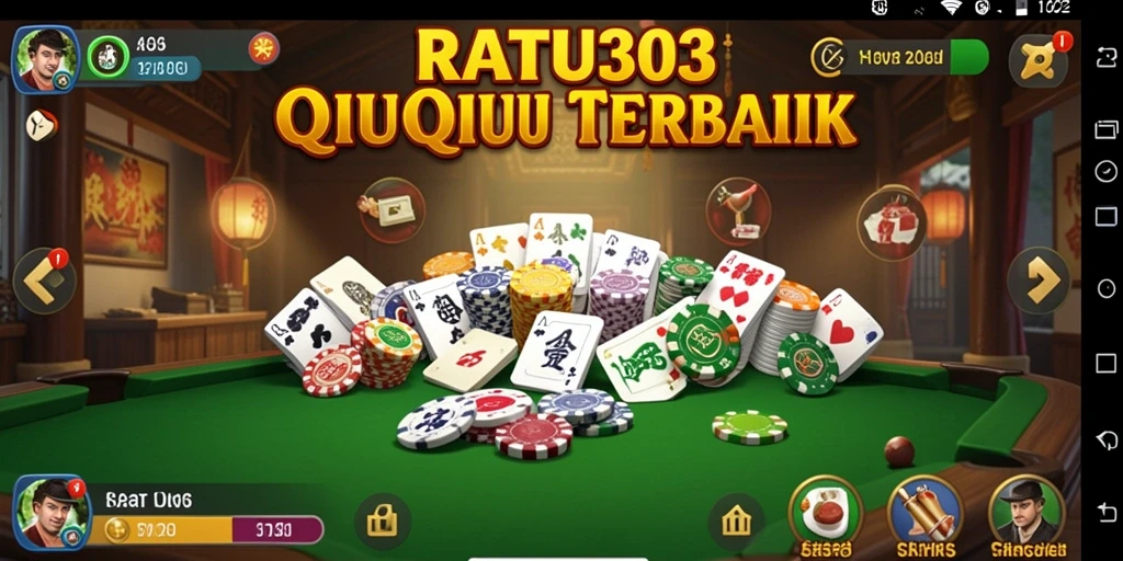 Tampilan gameplay QiuQiu yang menegangkan dan menarik di RATU303.