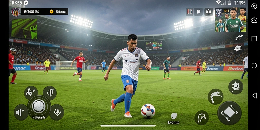 Tampilan gameplay RK55 yang mendebarkan dan realistis.