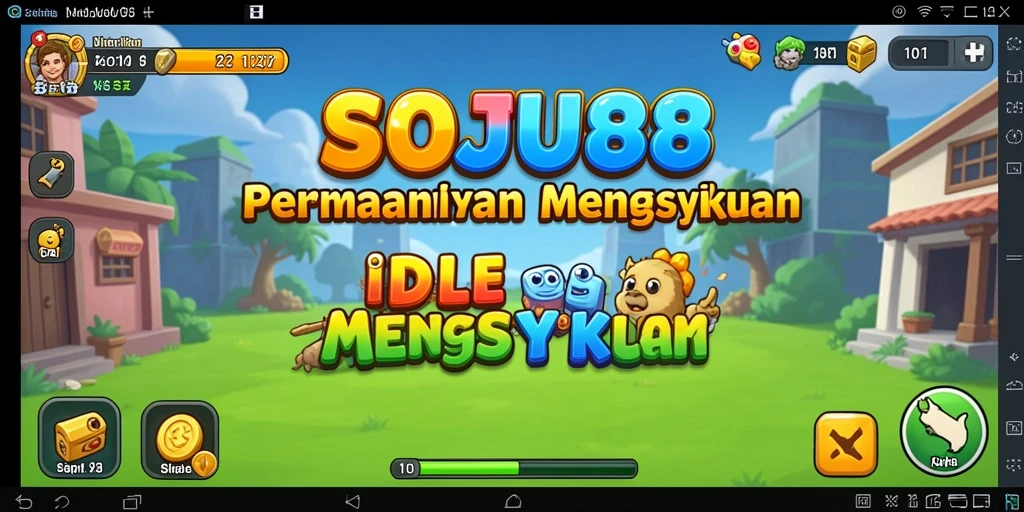 Tampilan menarik permainan Idle SOJU88 dengan grafis yang menawan.